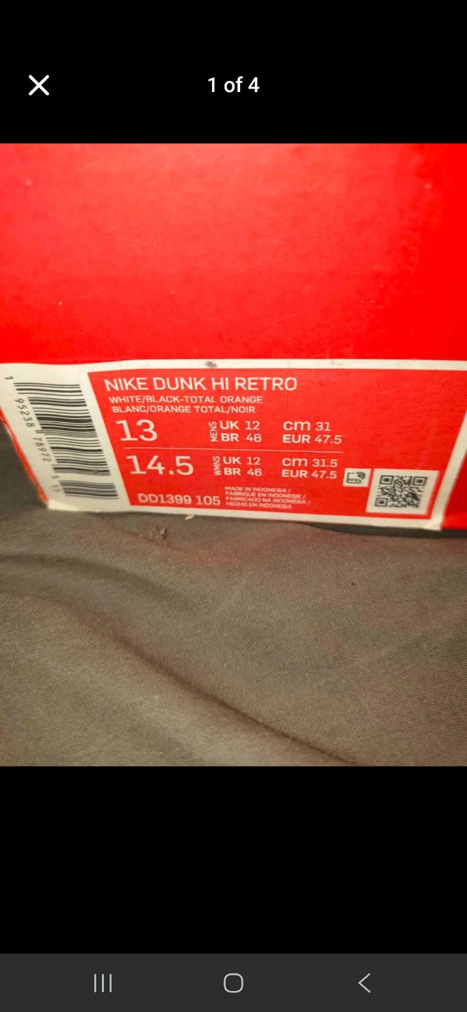 Nike Dunk Hi Retro Men's Shoes - photo 3