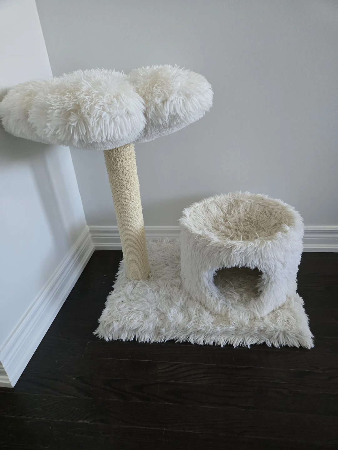 JUMP! Delilah Medium Cat Tree with Condo & Hammock