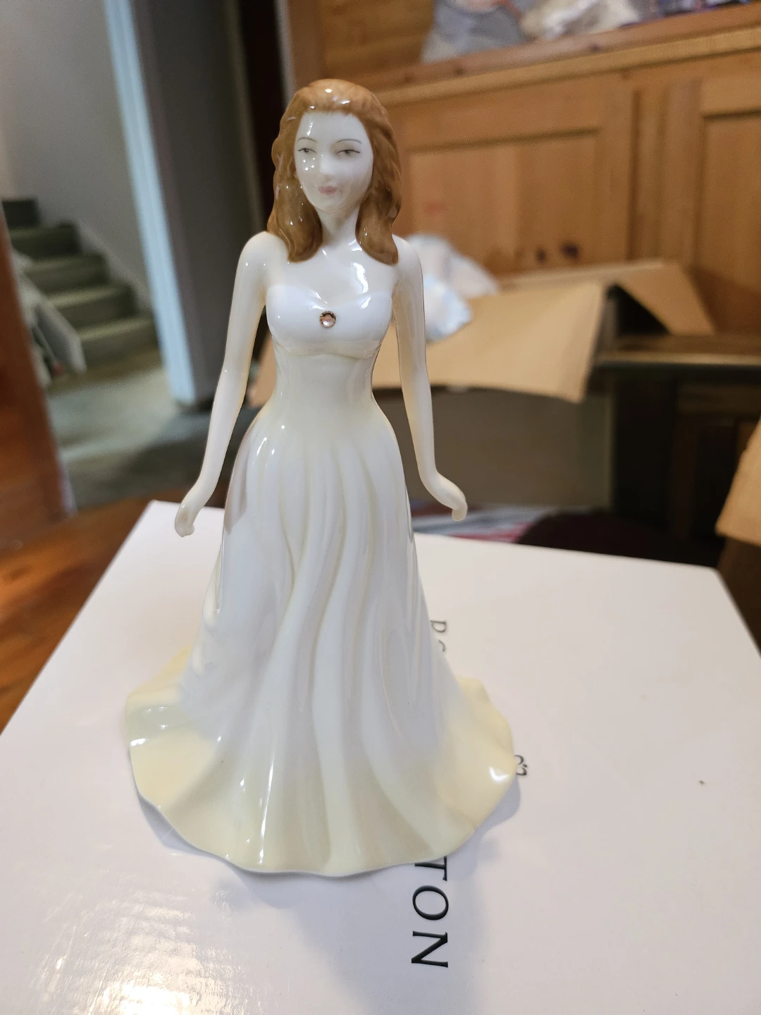 Royal Doulton "June - Pearl" Gemstone Collection Figurine