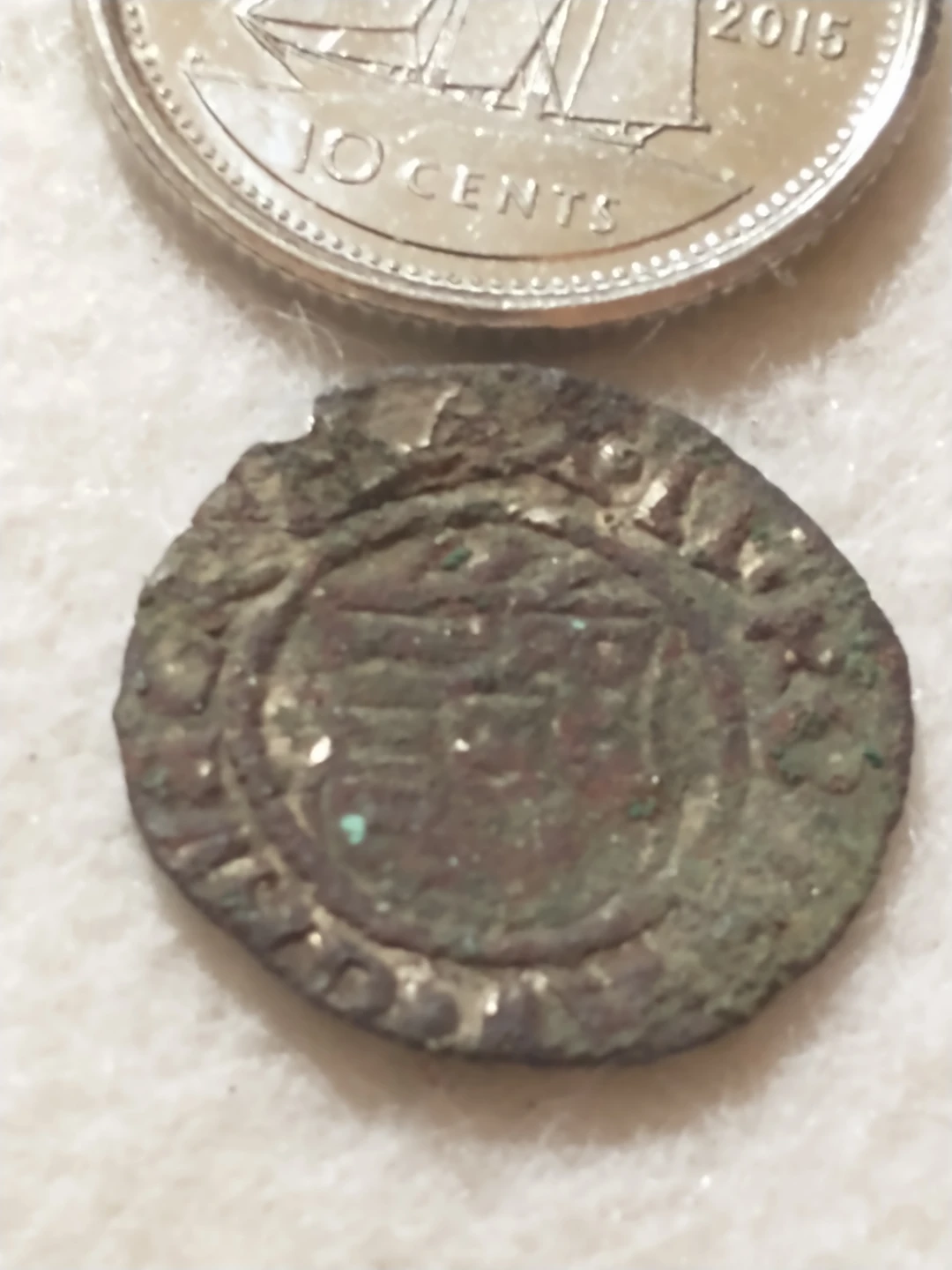 Nice 1564-1578 Kingdom of Hungary Maximillian II silvered denar - photo 2