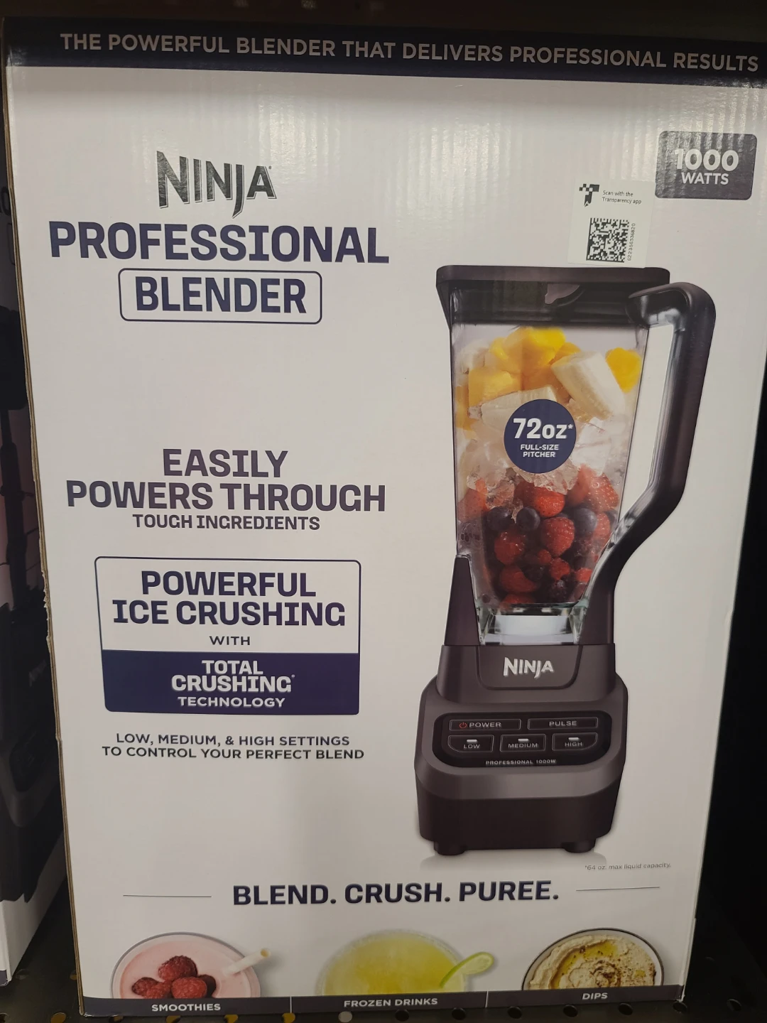 Ninja Professional Blender 72 oz Pitcher 1000 Watts - photo 3