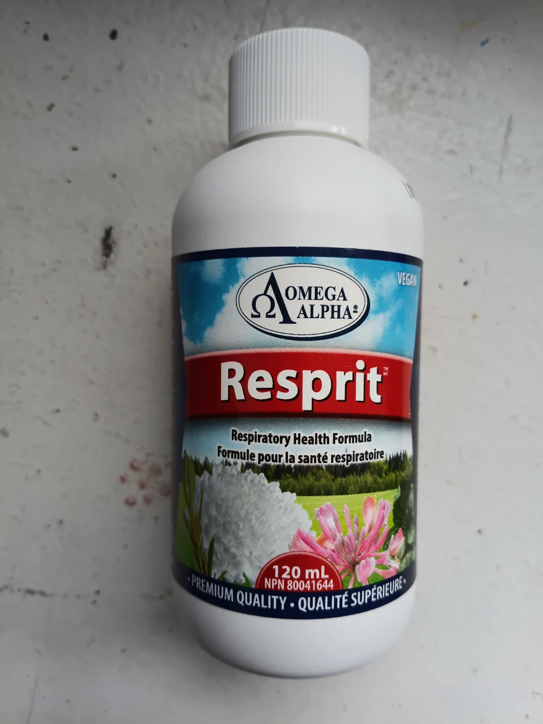 Omega Alpha Resprit Respiratory Health Formula 120 mL⚽