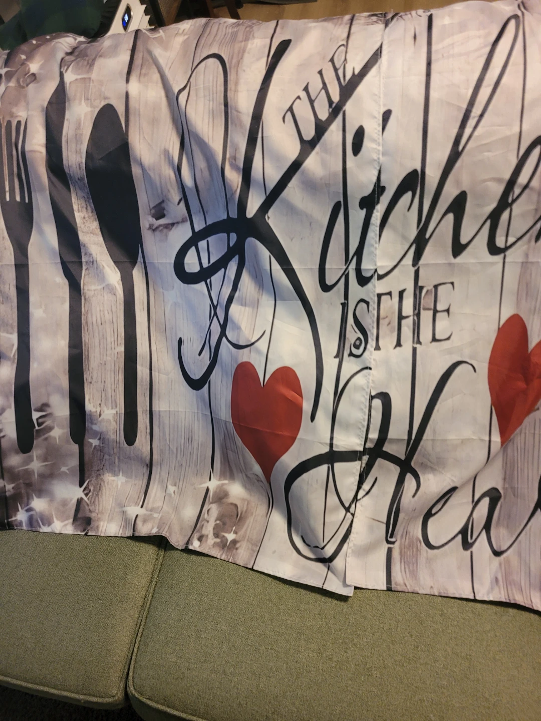 Kitchen is the Heart Decorative Curtains - photo 2
