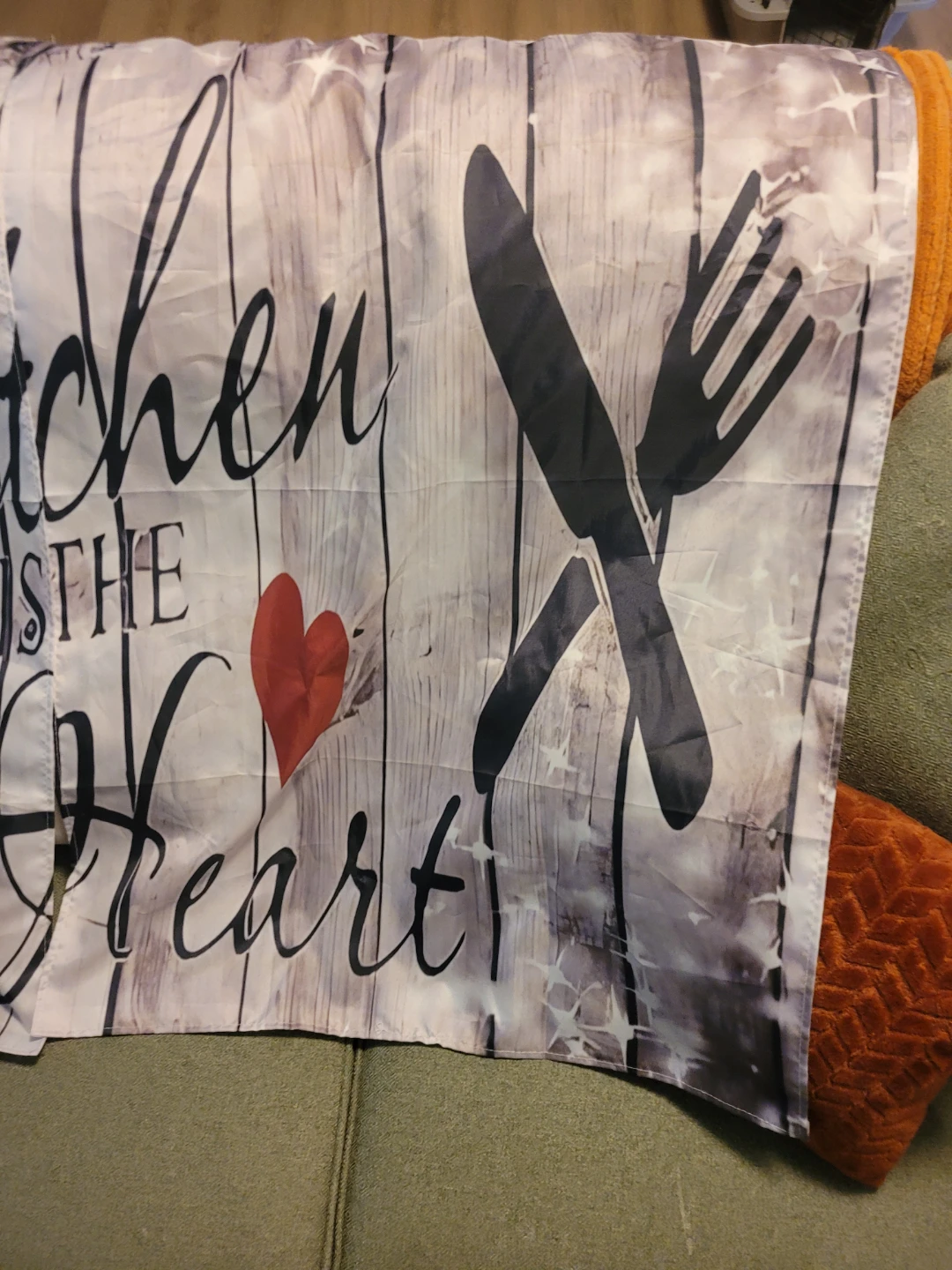 Kitchen is the Heart Decorative Curtains - photo 3