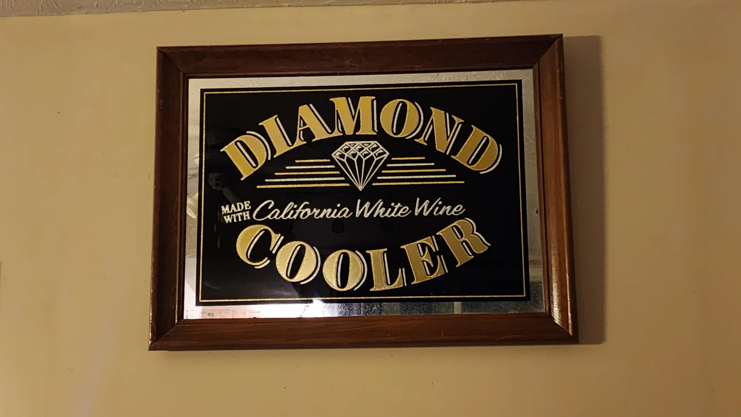 Vintage Wine Mirror Decor