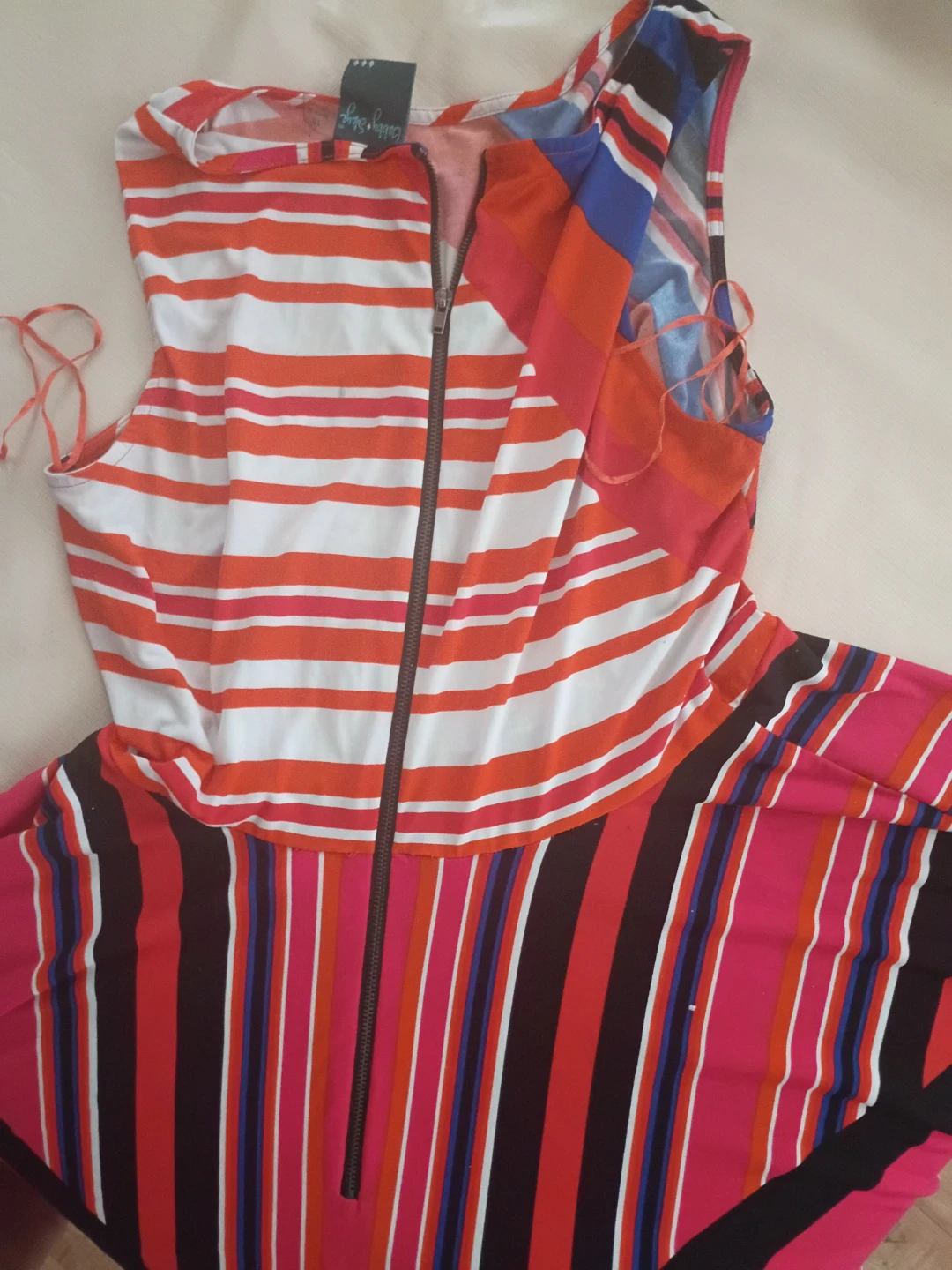 Womens Striped Maxi Dress