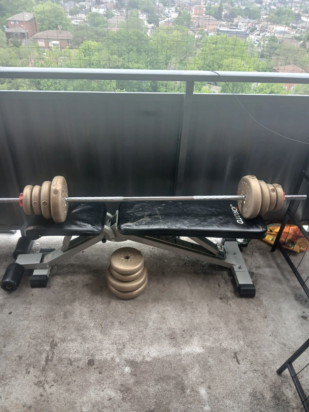 Barbell Bench with Weights - photo 2
