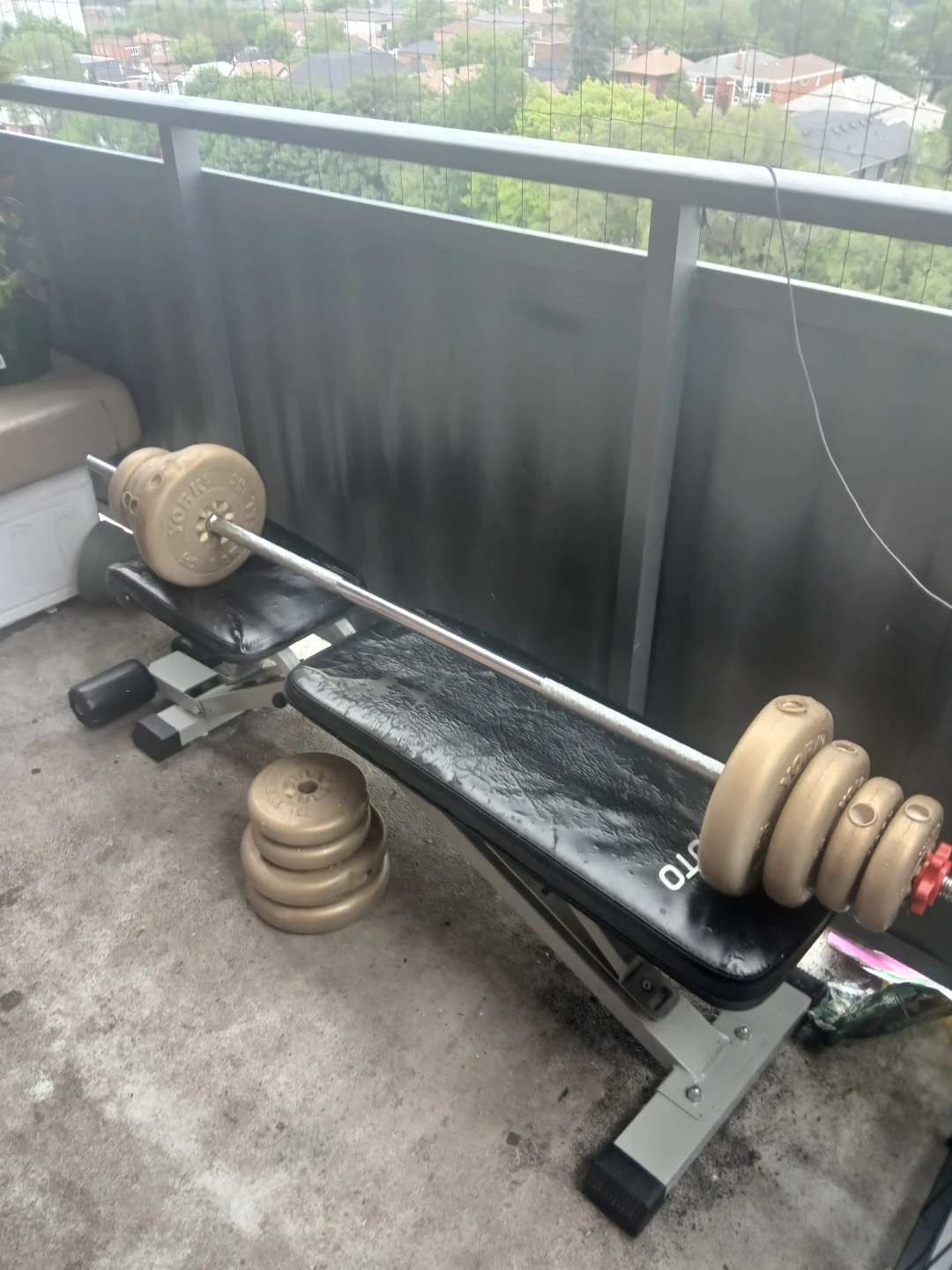 Barbell Bench with Weights - photo 4