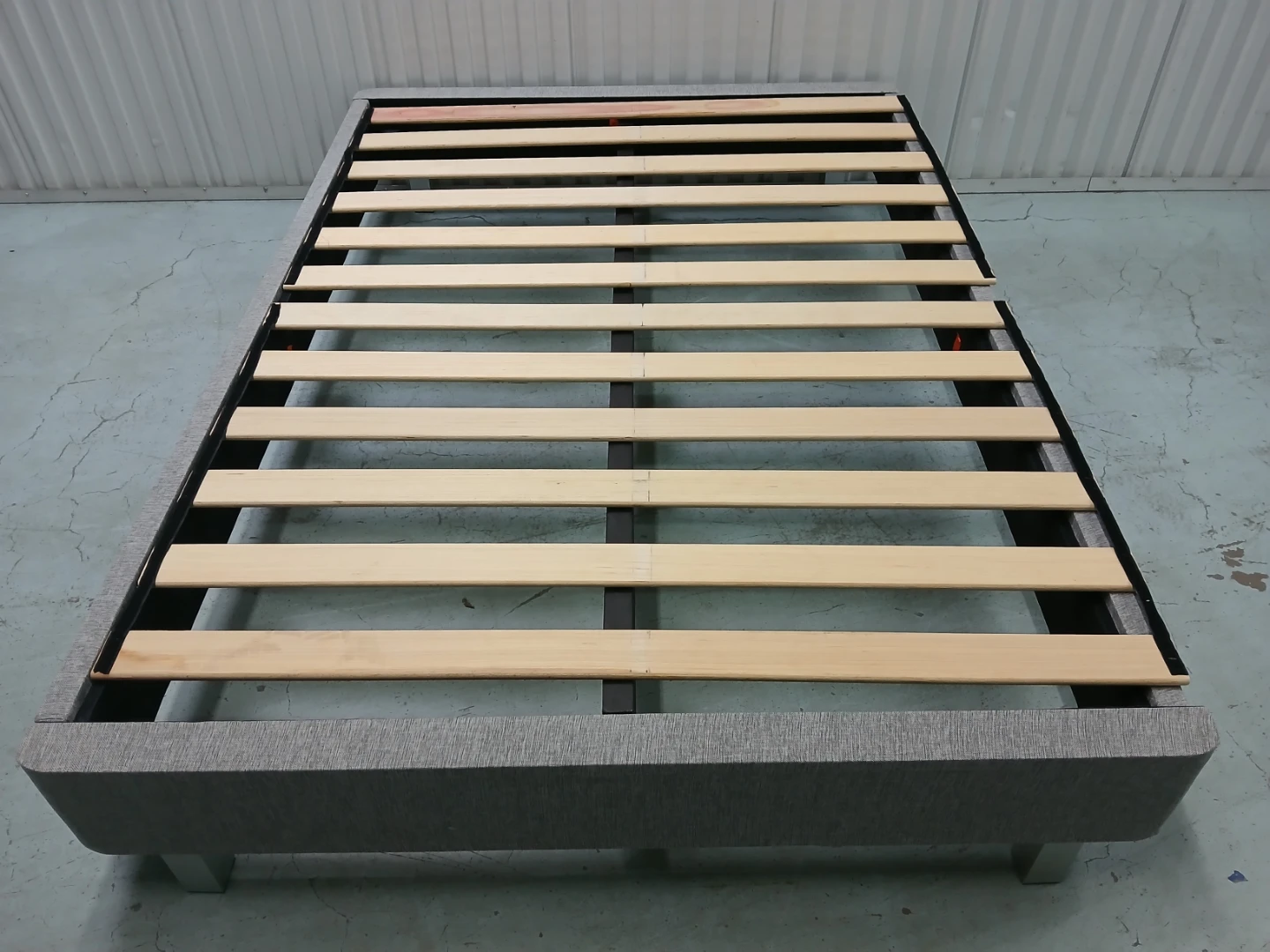 Full size Upholstered Bed Frame with Slats - photo 2
