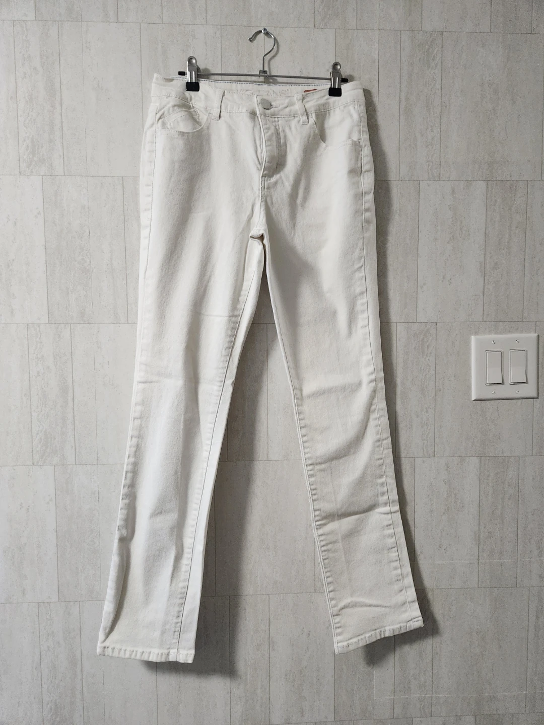 White Bootcut Jeans - photo 2