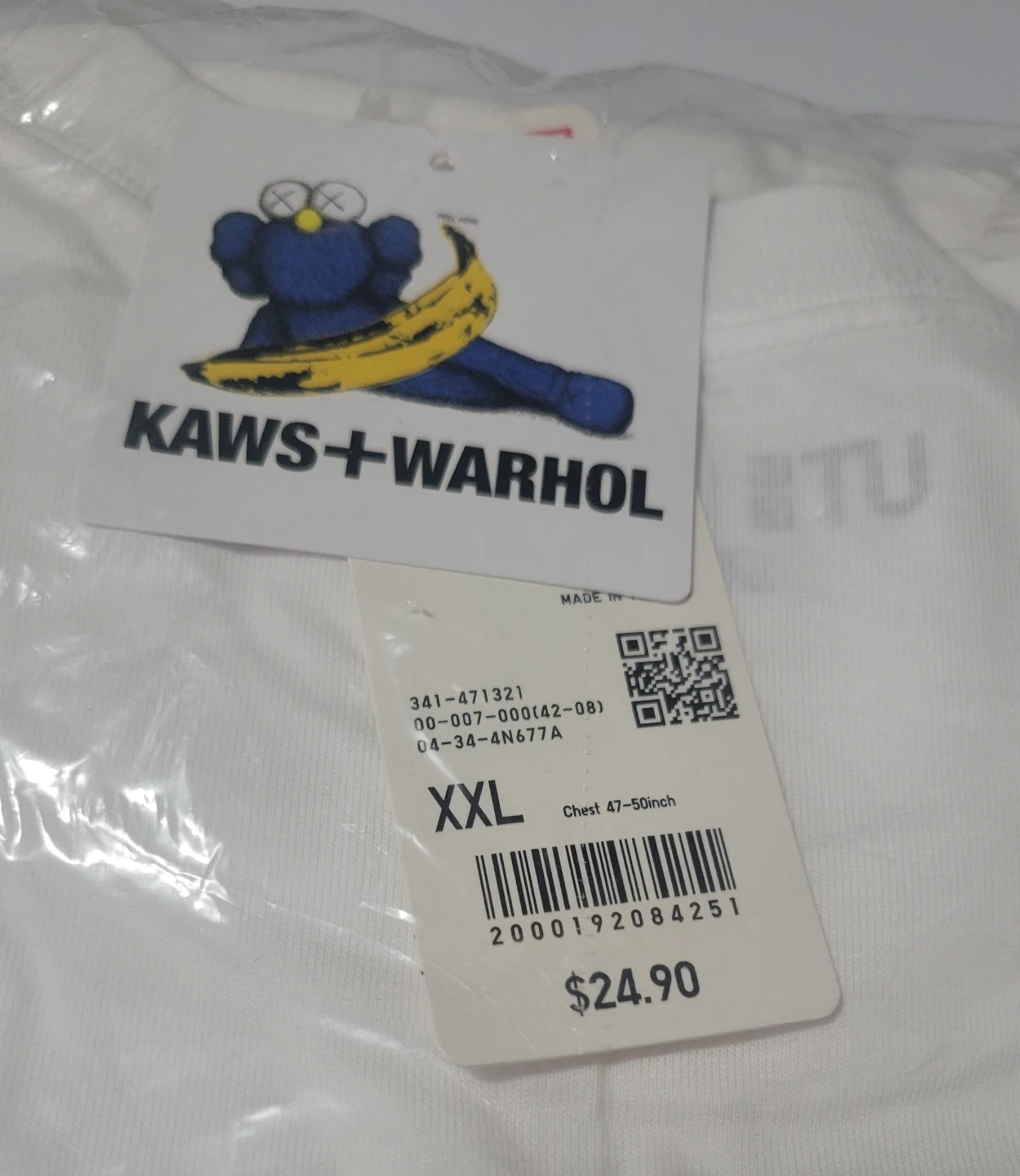 KAWS+WARHOL Graphic T-Shirt XXL - photo 2