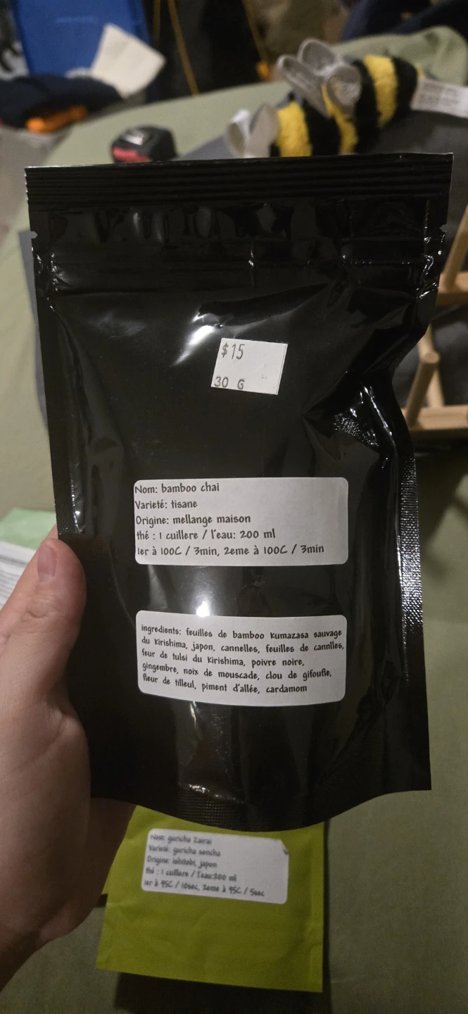 Nom: bamboo chai, 30 G - photo 2