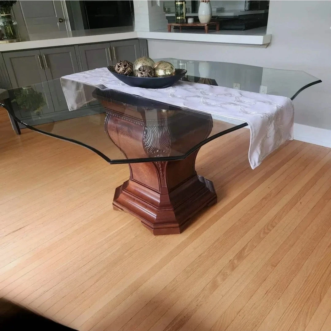 Bombay Company Hamilton Glass Top Dining Table - photo 2