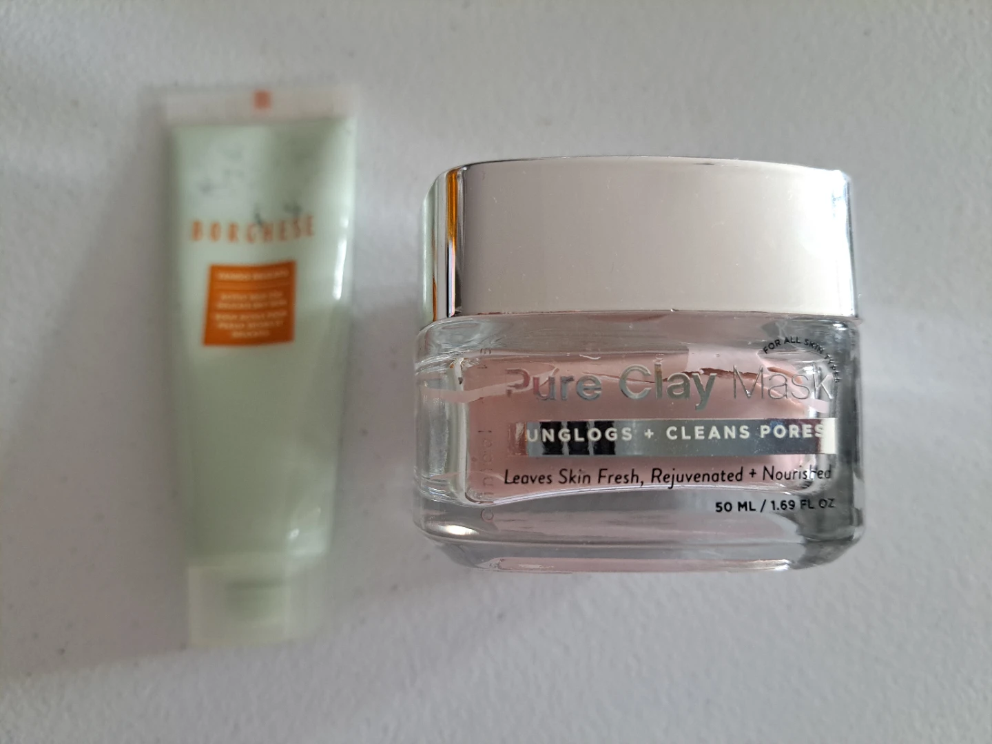 Clinical Works Pure Clay Mask - 50 ML and Borghese Active Mud