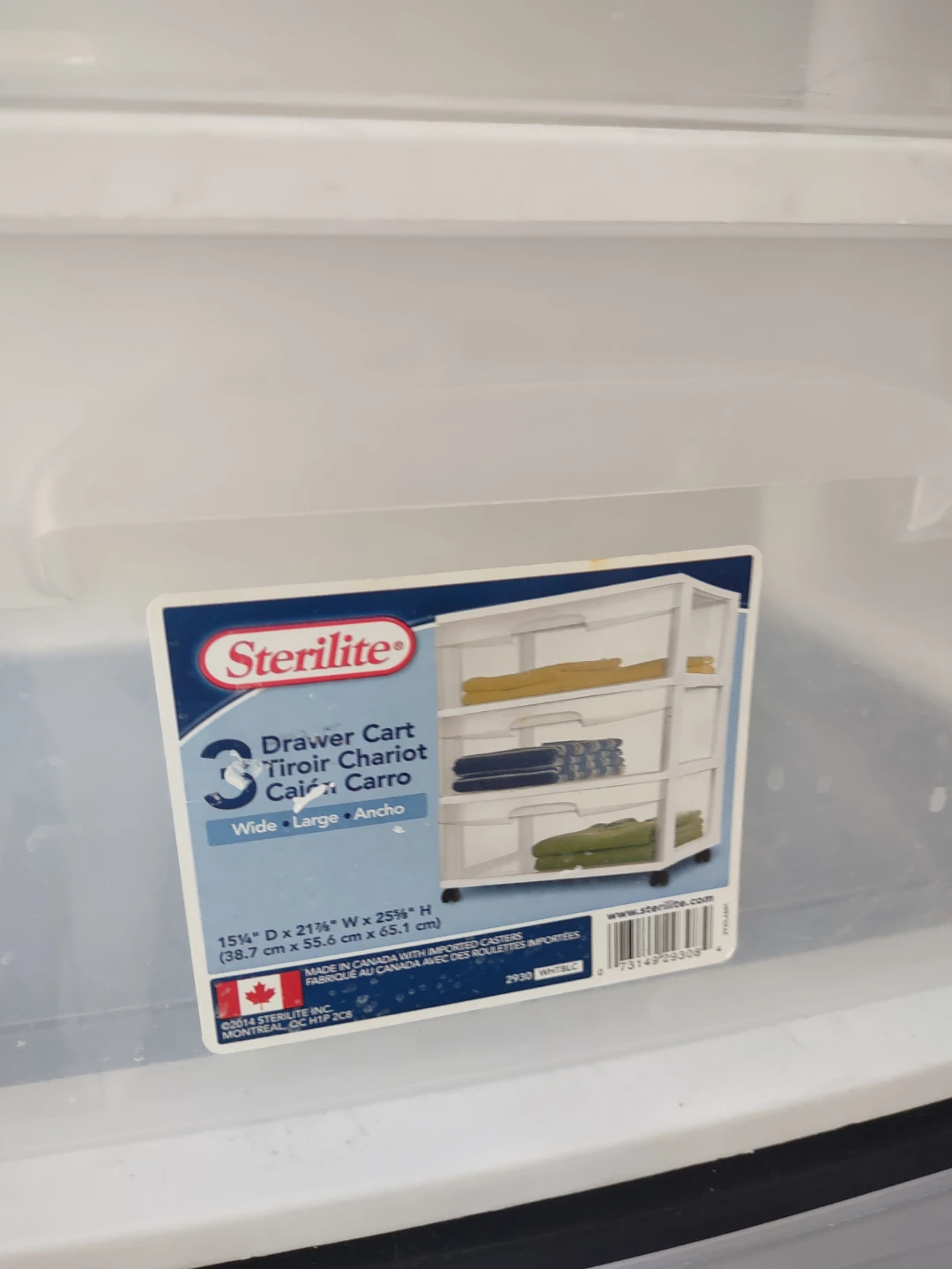 (Today)Big size Sterilite 3-Drawer Storage Carts - photo 3