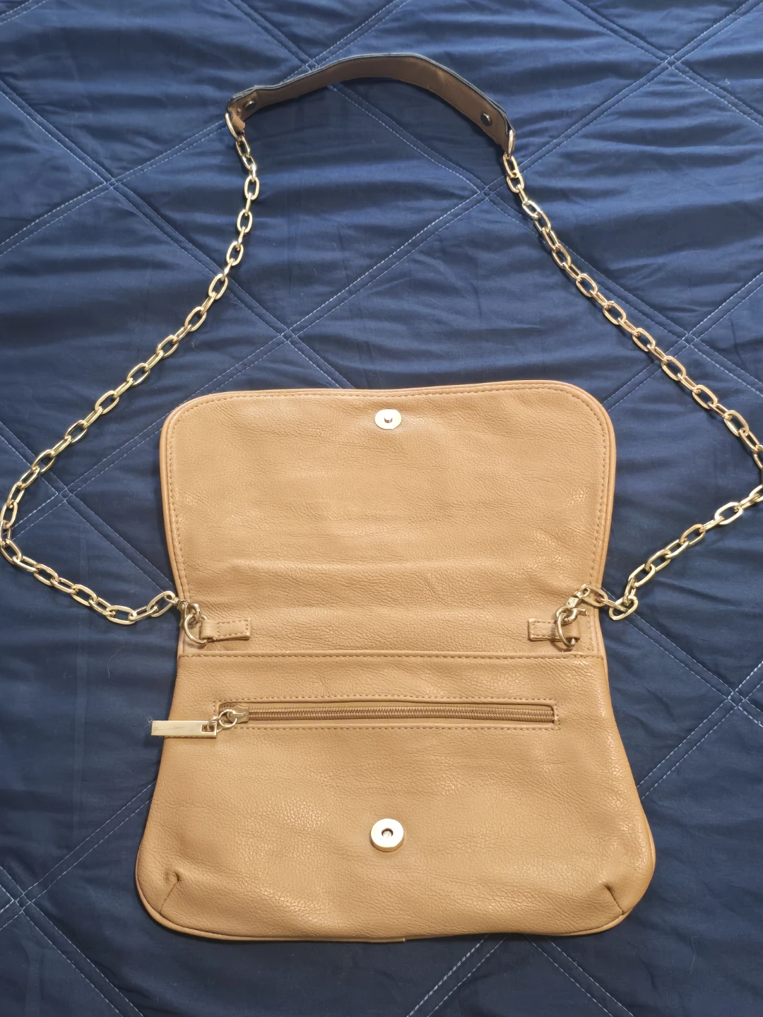 Tory Burch Leather Clutch with Chain Strap - photo 3