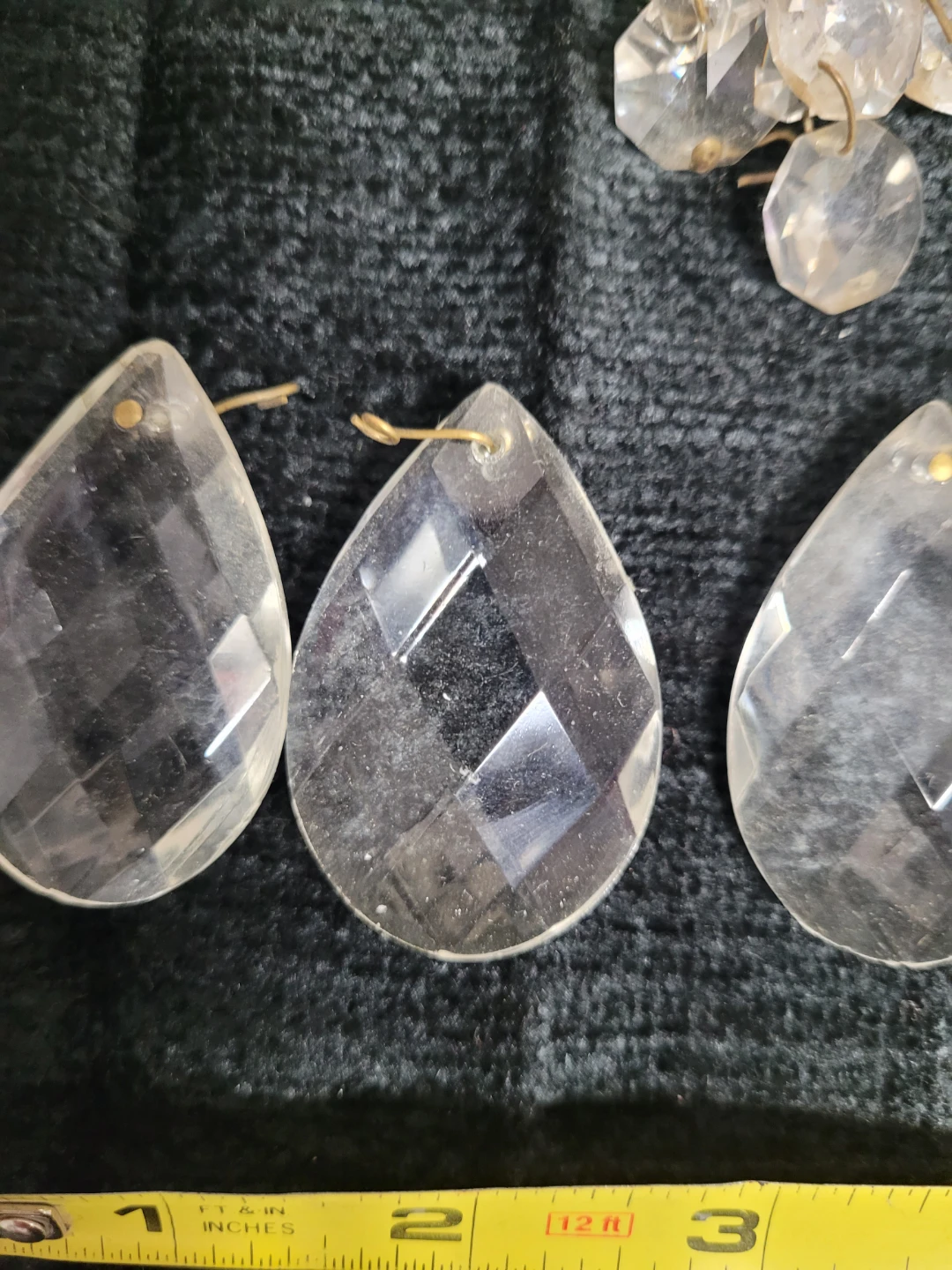 Glass Chandelier Crystal Pendants Lot - photo 2