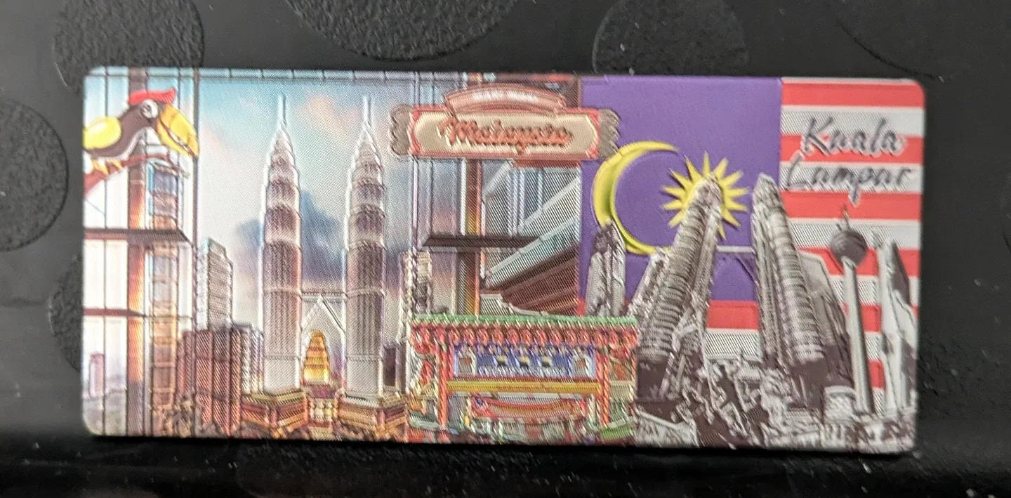 ⚽ Malaysia Kuala Lumpur Souvenir magnet