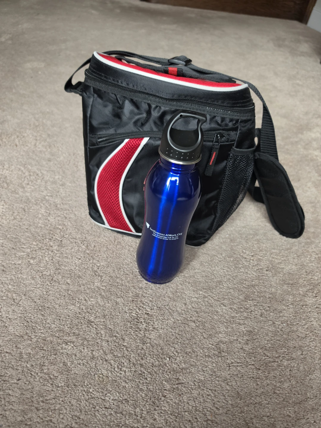 Lunch bag plus metal bottle