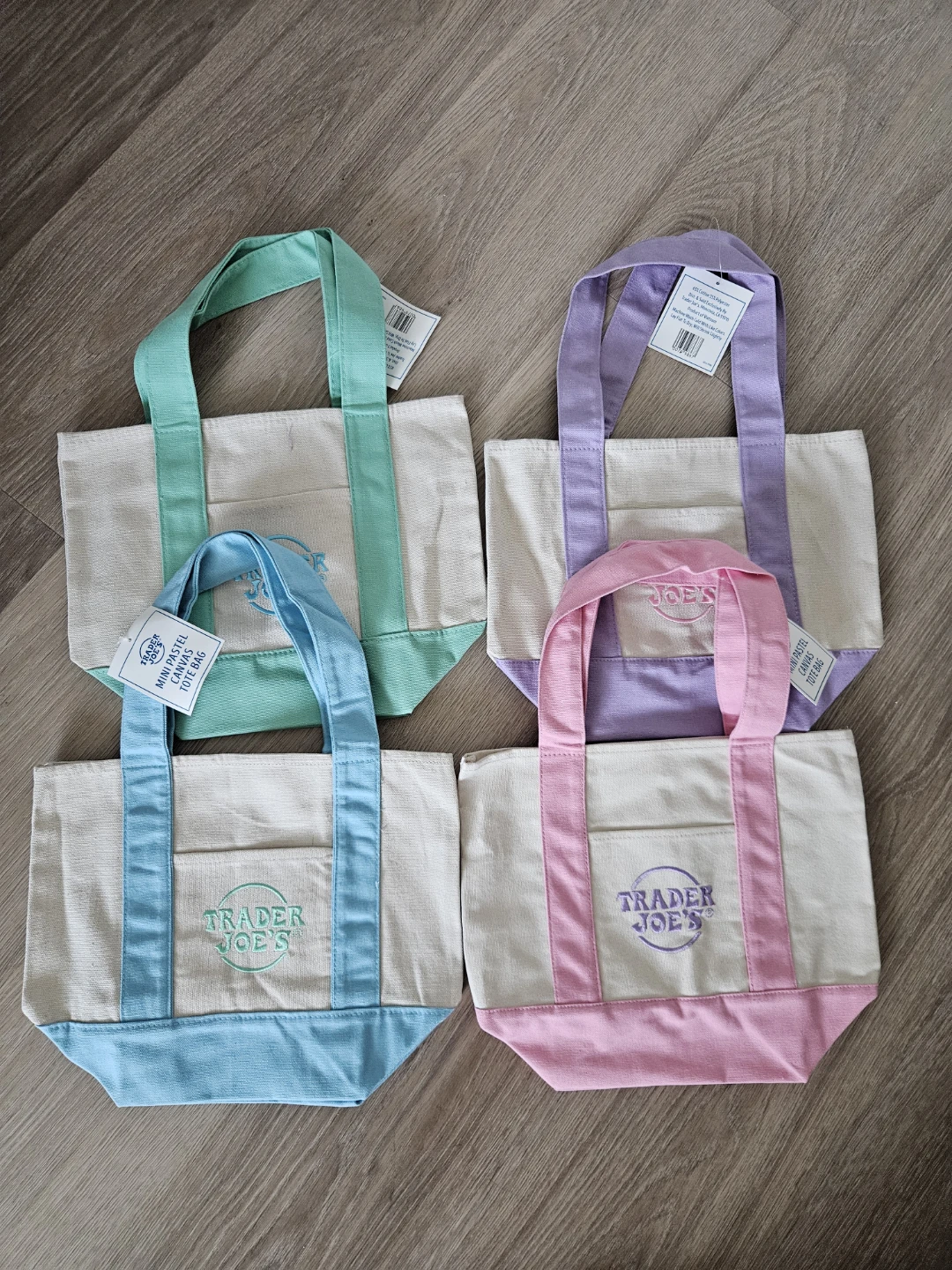 Trader Joe's mini totes