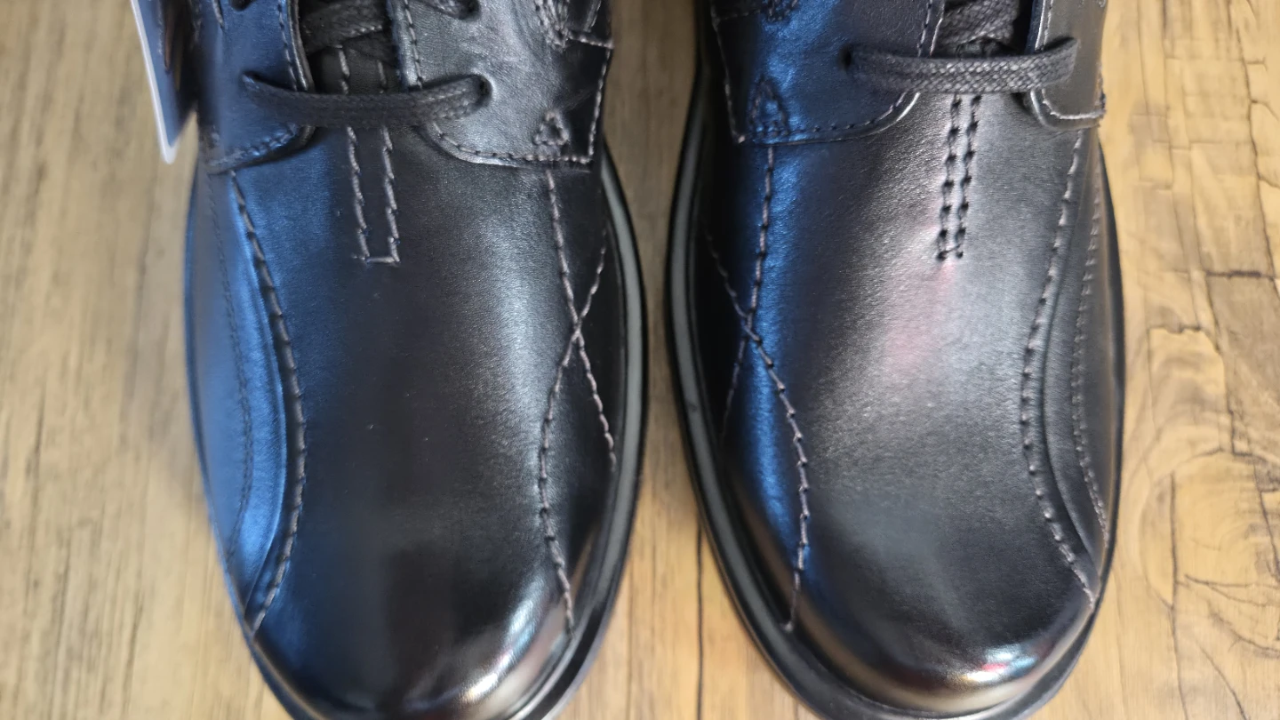 Clarks Collection Black Leather Gessle Lace Shoes - photo 5