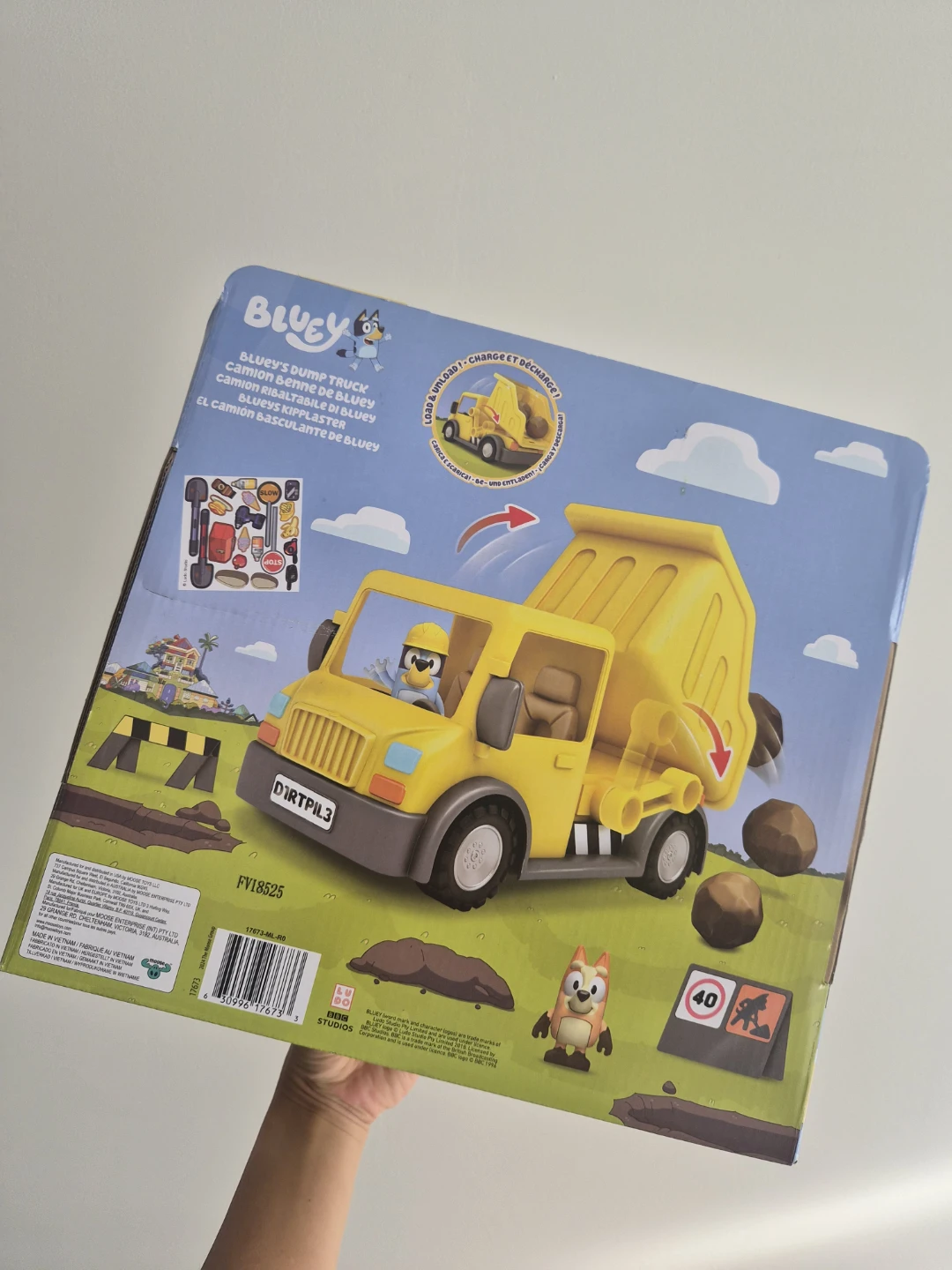 BNIB Bluey's Dump Truck Toy - photo 2