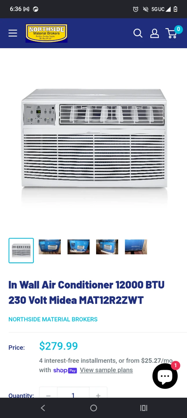 Midea 12000 BTU Window Air Conditioner - photo 2