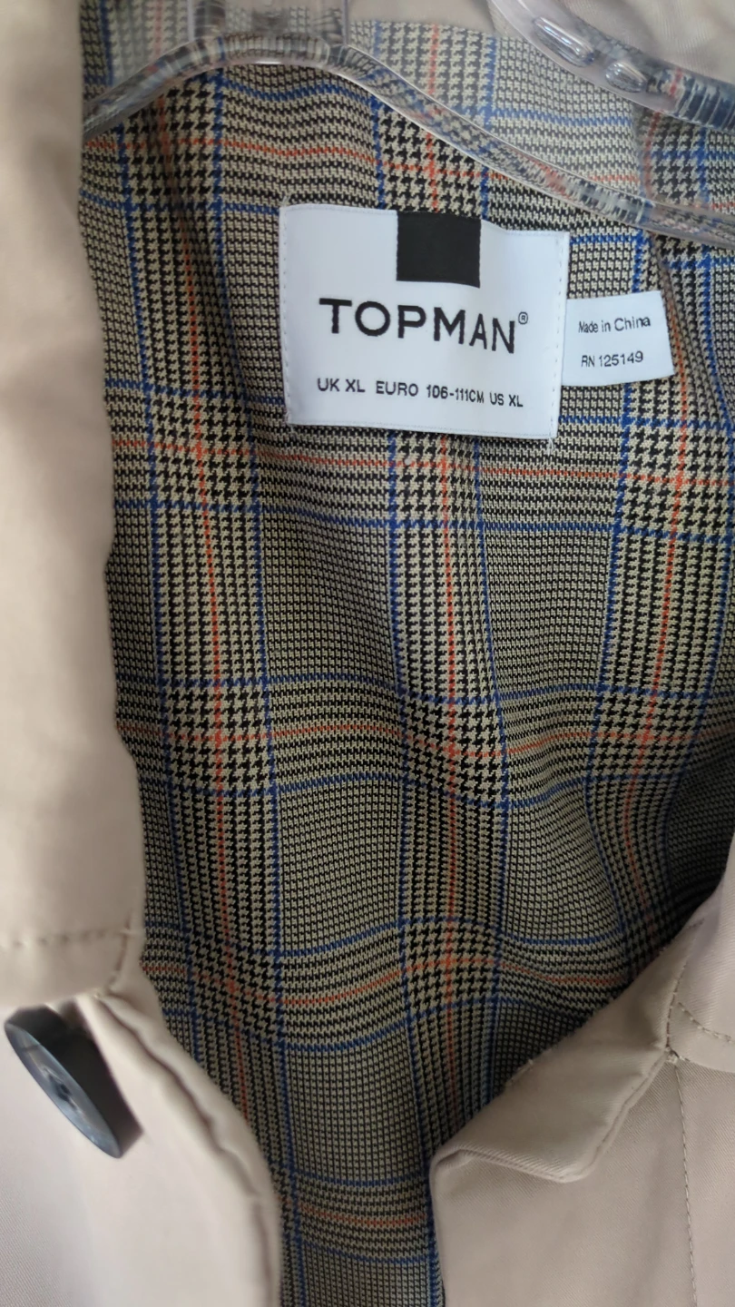 Topman Tan Trench Coat - photo 4