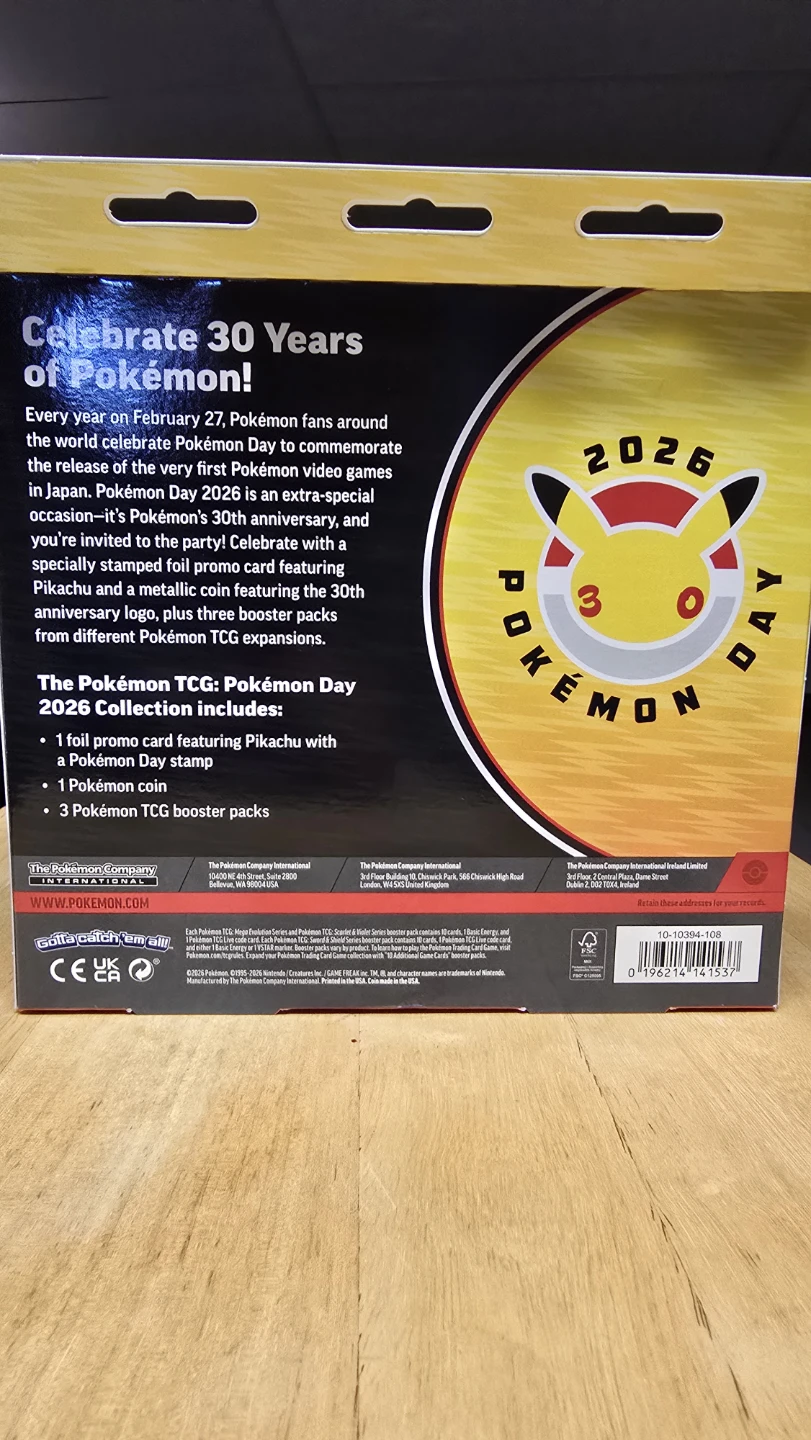 2026 Pokemon Day Collection Box - photo 2