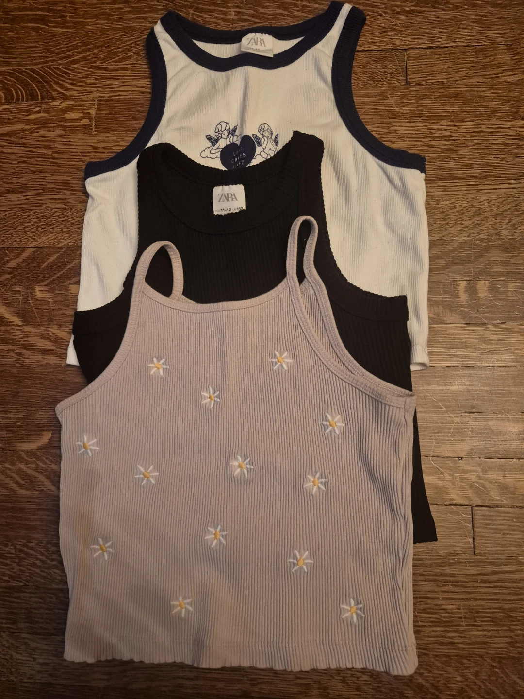 Zara Girls'  Summer Tank Tops,11-12 Years. Great condition.