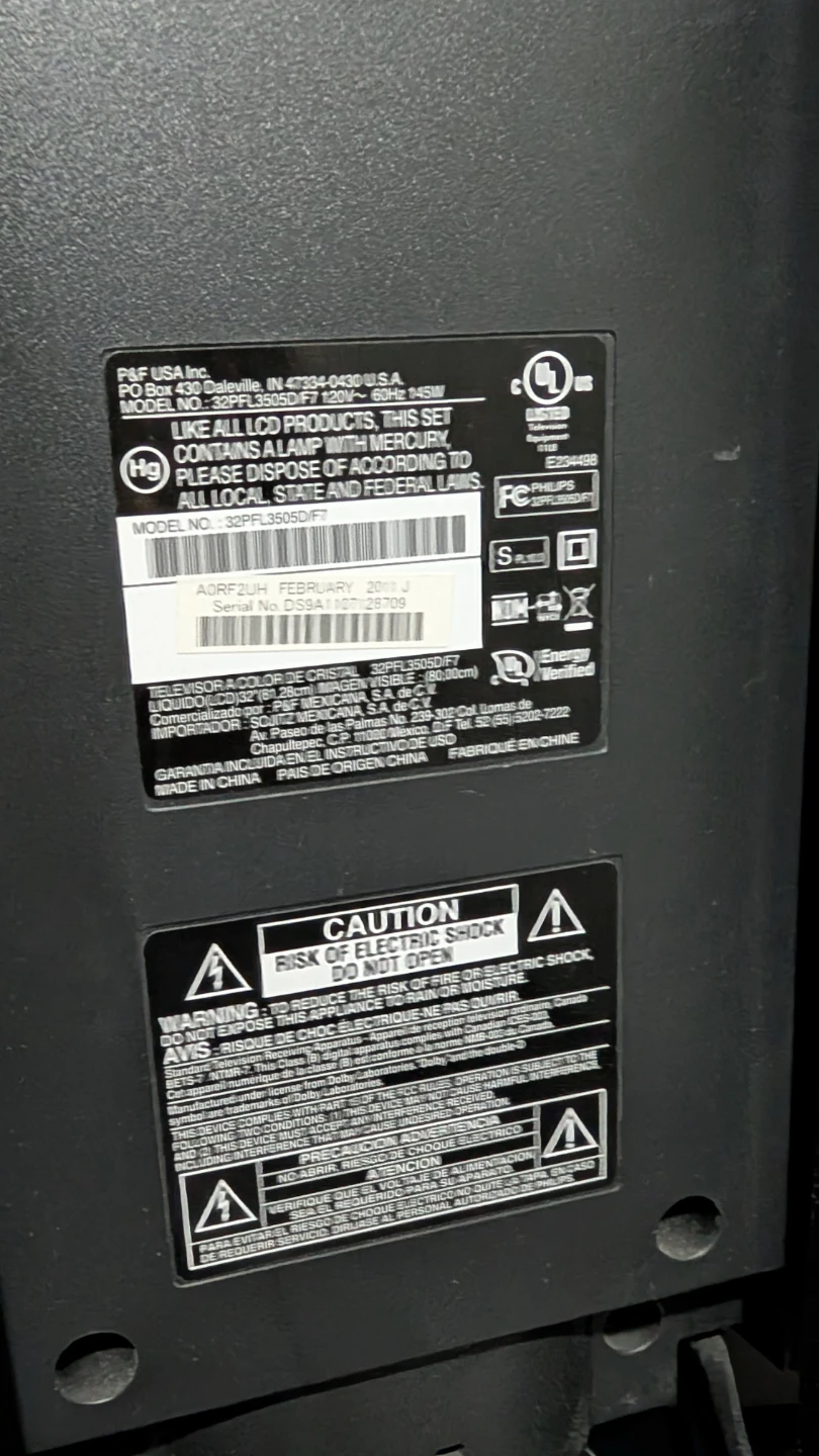 Philips 32" LCD TV - photo 4