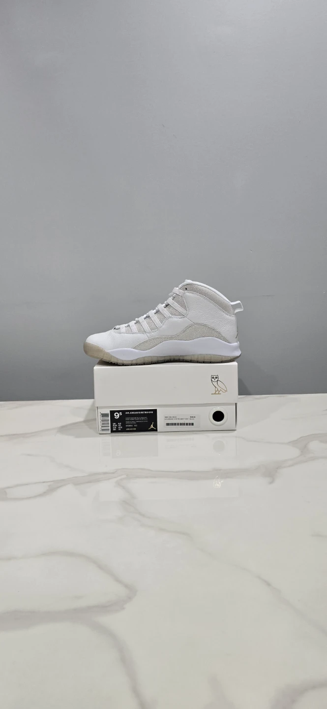 Air Jordan 10 White OVO size 9.5 - photo 3