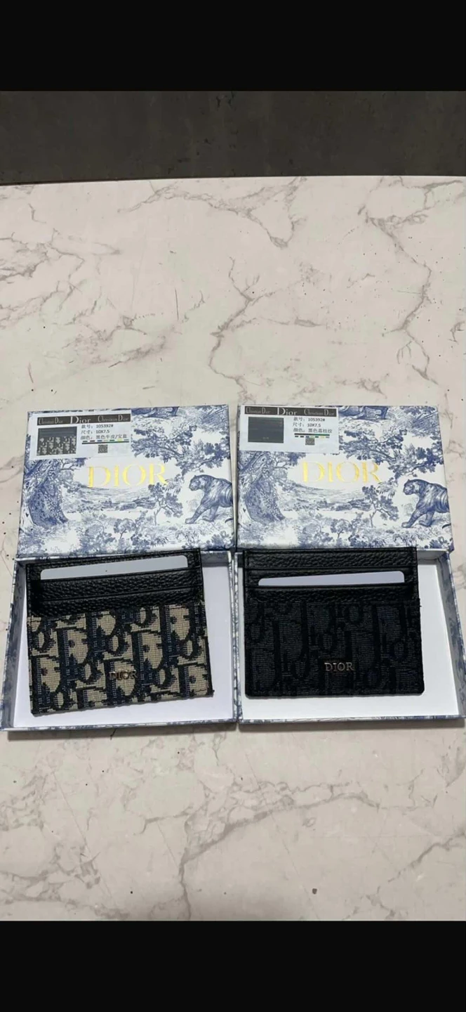 Men's card holder dior