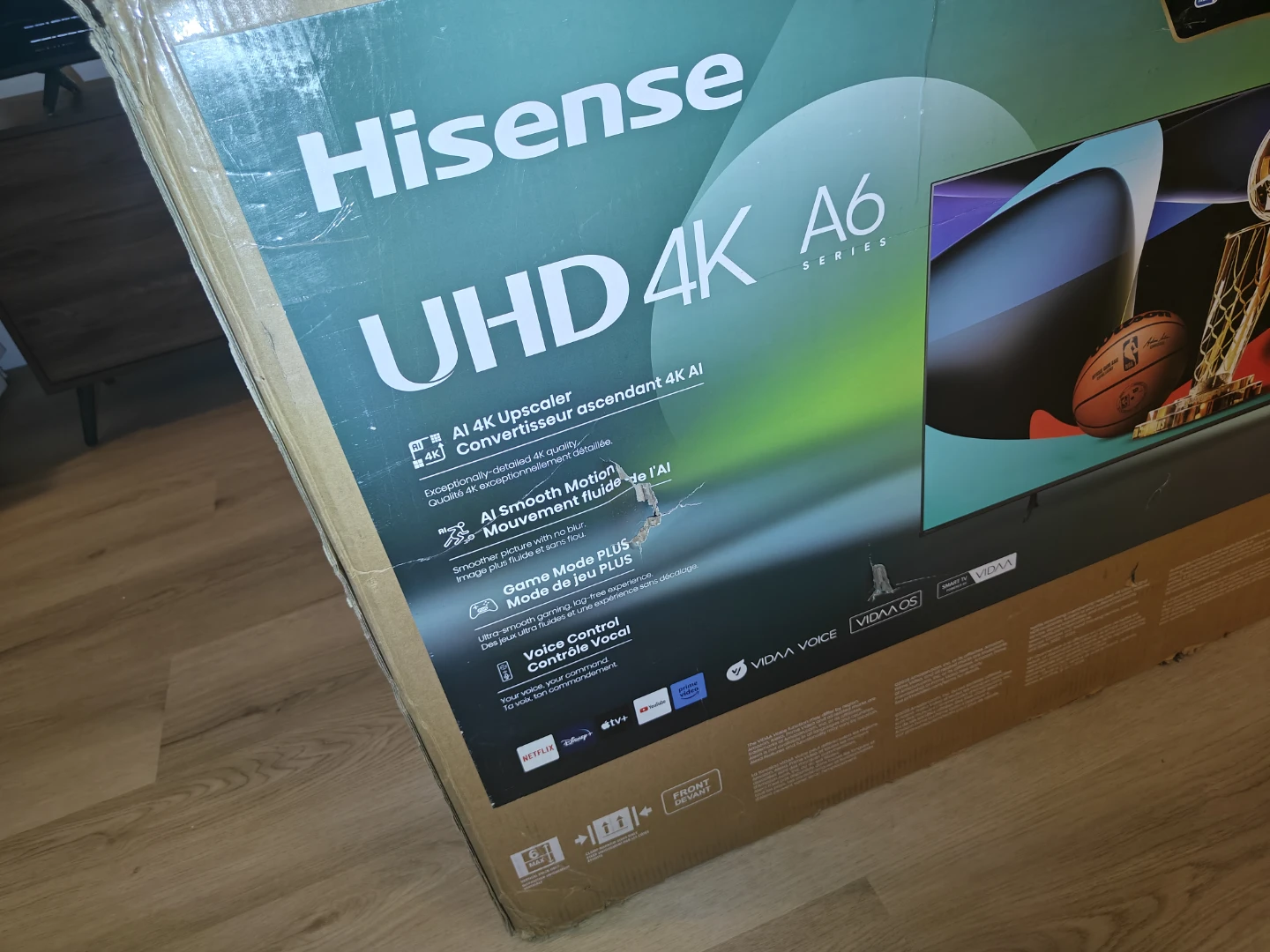Broken Hisense UHD 4K A6 Series TV - photo 3