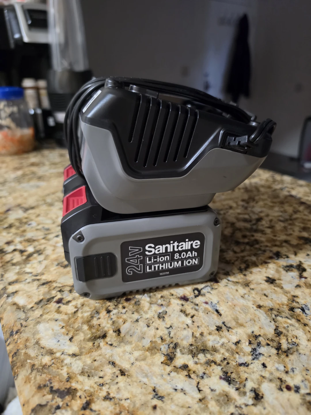 4 Sanitaire 24V Lithium-Ion 8.0Ah Vacuum Batteries & Dual Charge