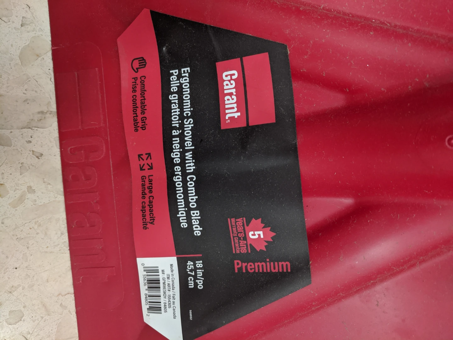 Garant Ergonomic Snow Shovel - photo 4