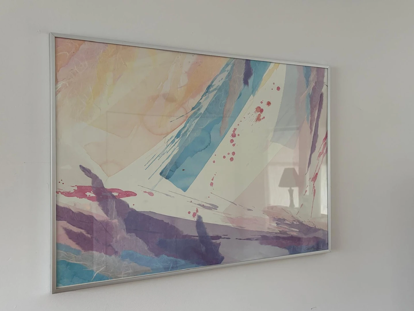 Framed Abstract Art Print - photo 2