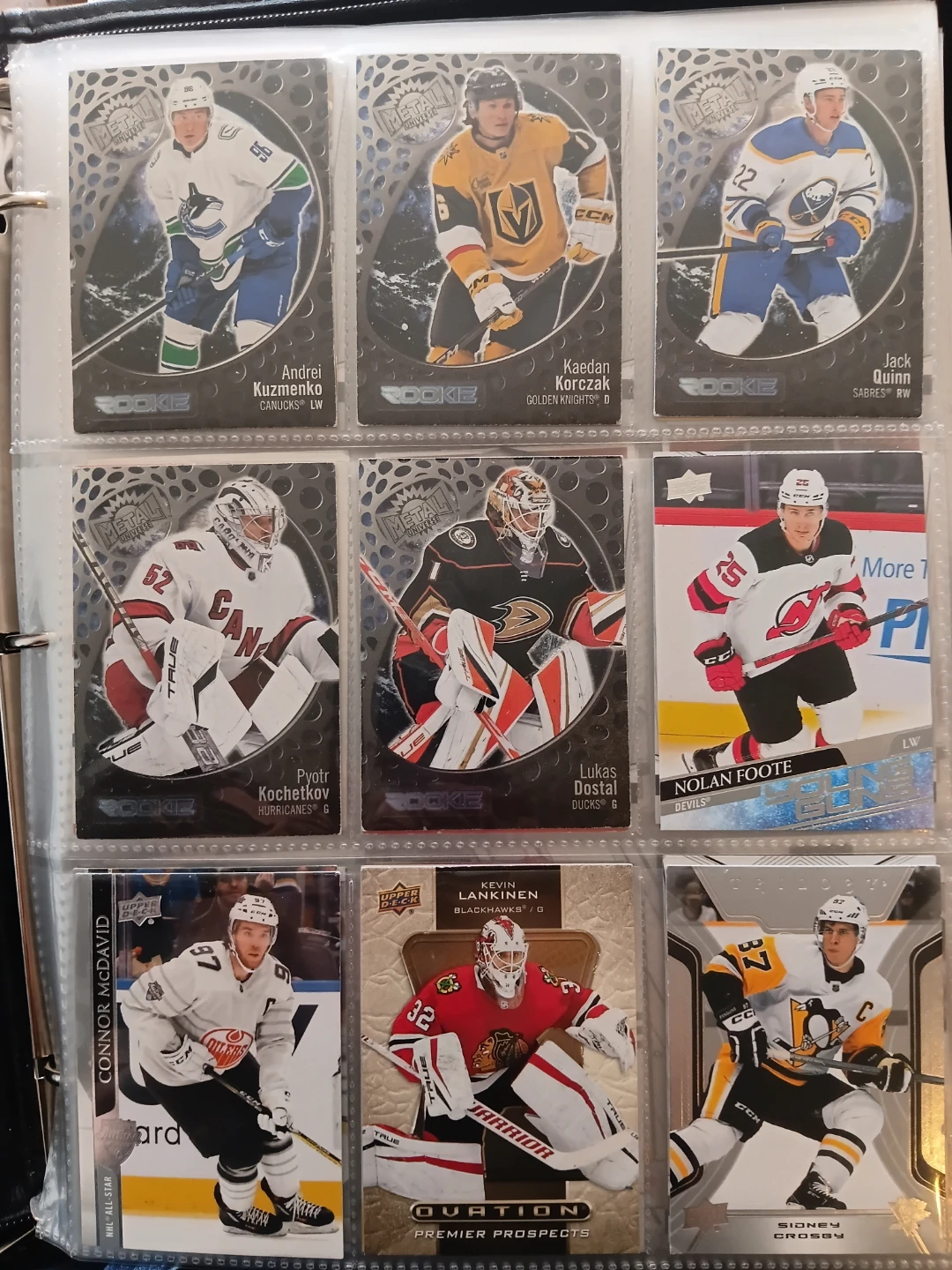10 pages if Collection of NHL Hockey Cards
