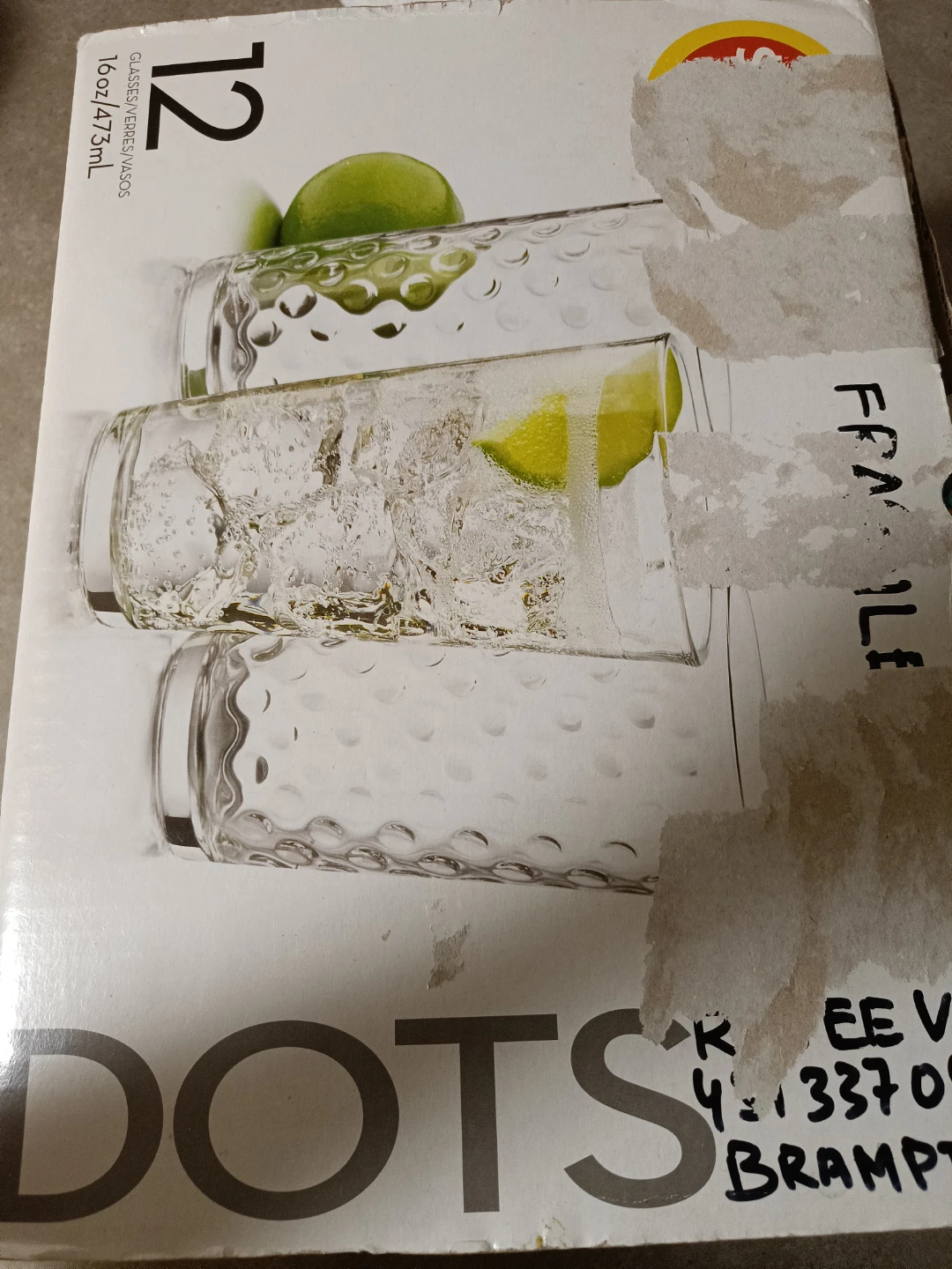 Glasses - 12oz/473mL - Set of 8 - photo 2
