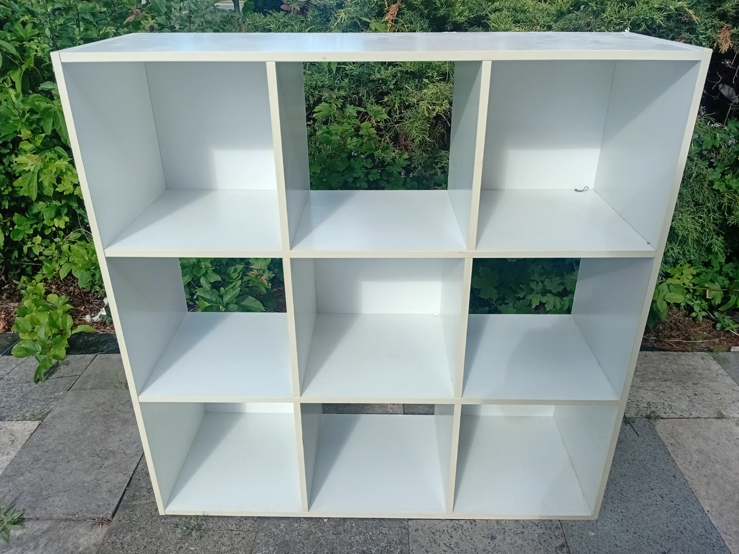 White 9-Cube Storage Shelf Unit - photo 3