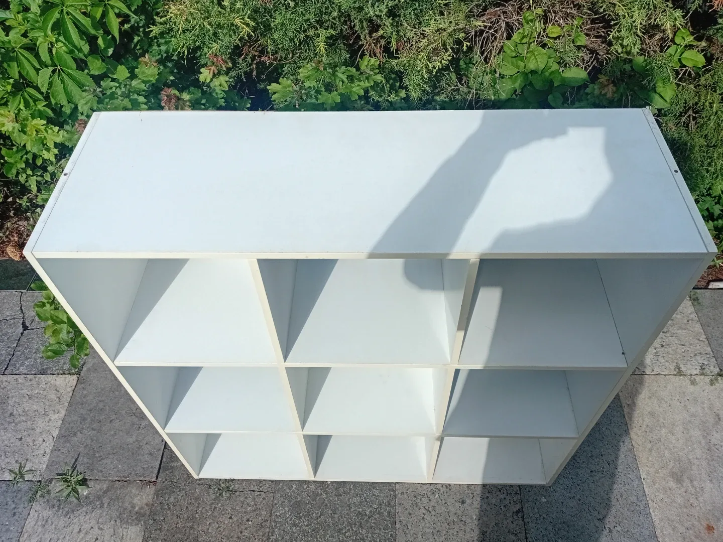 White 9-Cube Storage Shelf Unit - photo 4