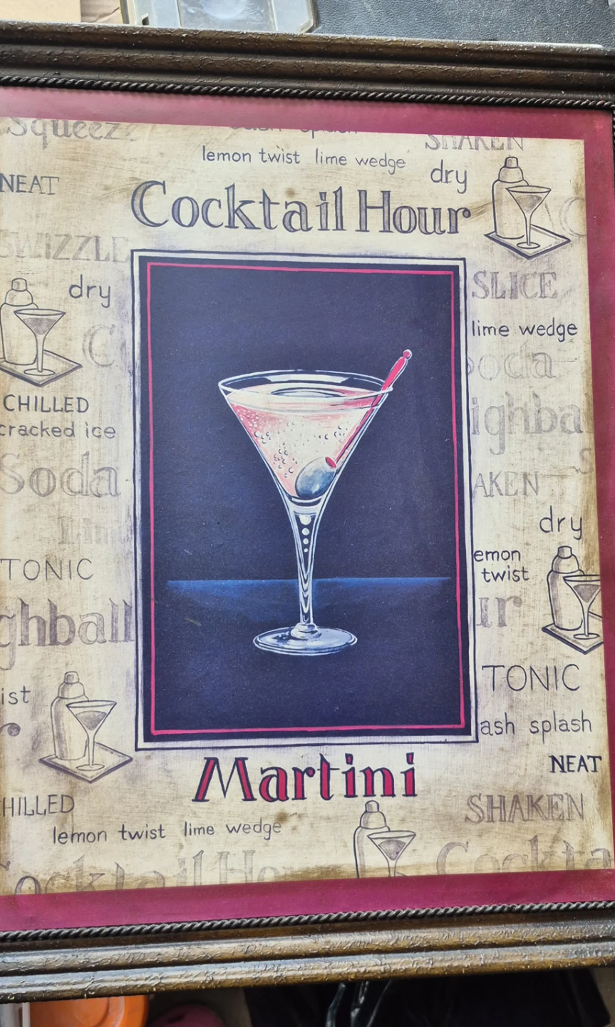 Framed Cocktail Hour Art Print