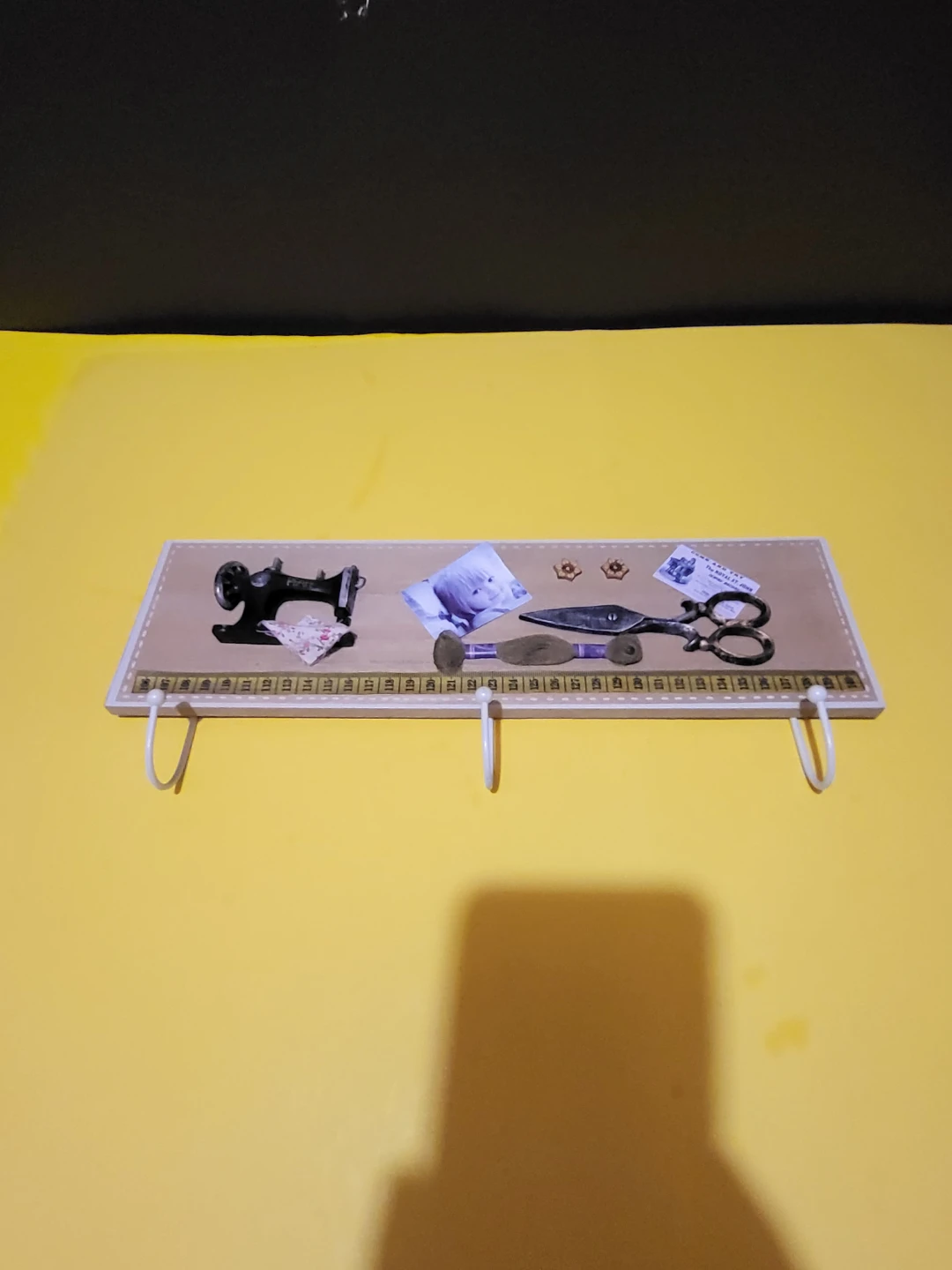 Sewing Theme Wall Hook Rack