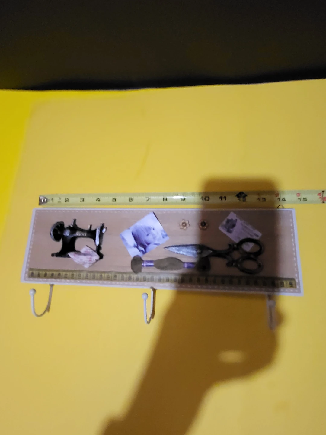 Sewing Theme Wall Hook Rack - photo 3