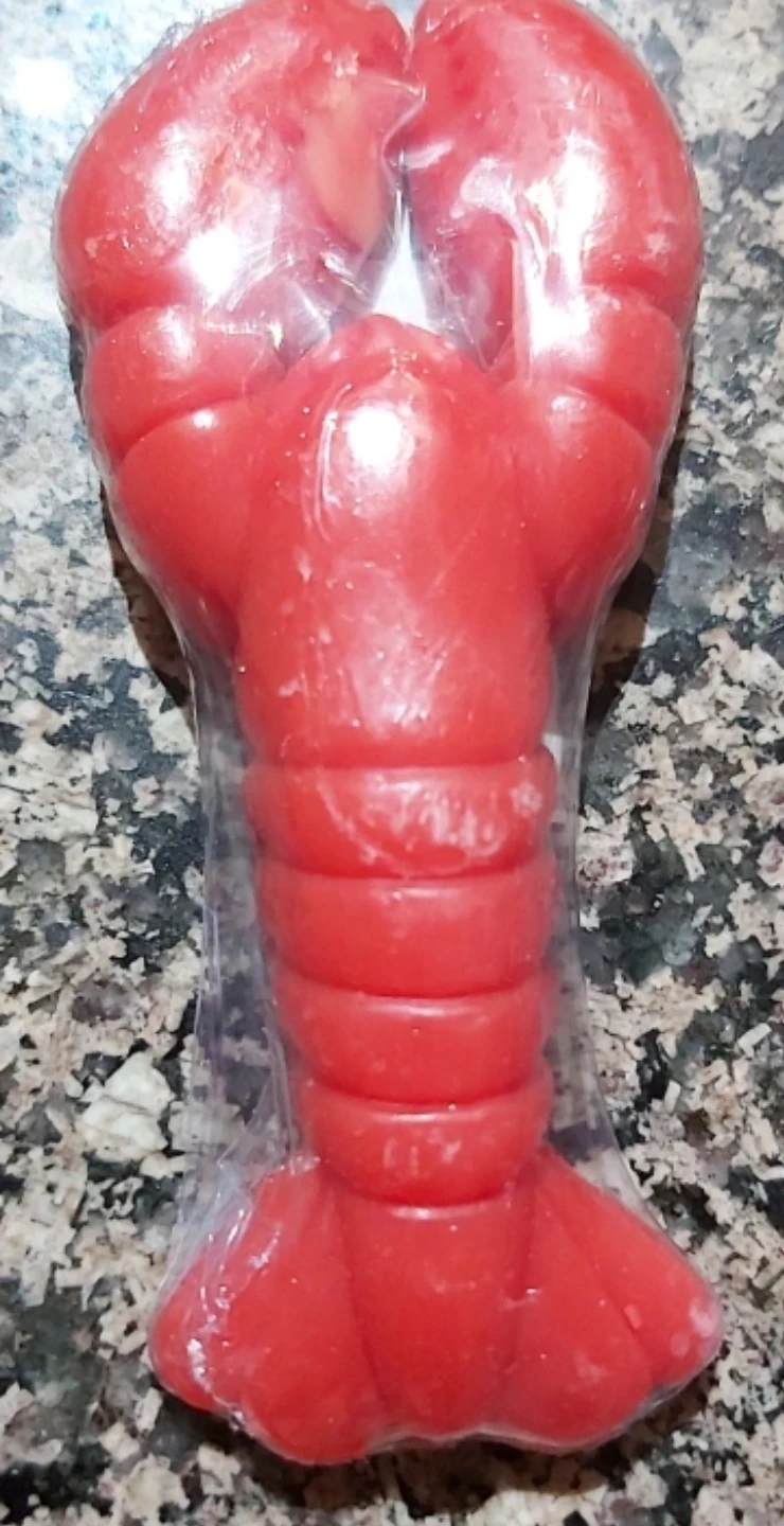 ⚽️ Red lobster-shaped soap