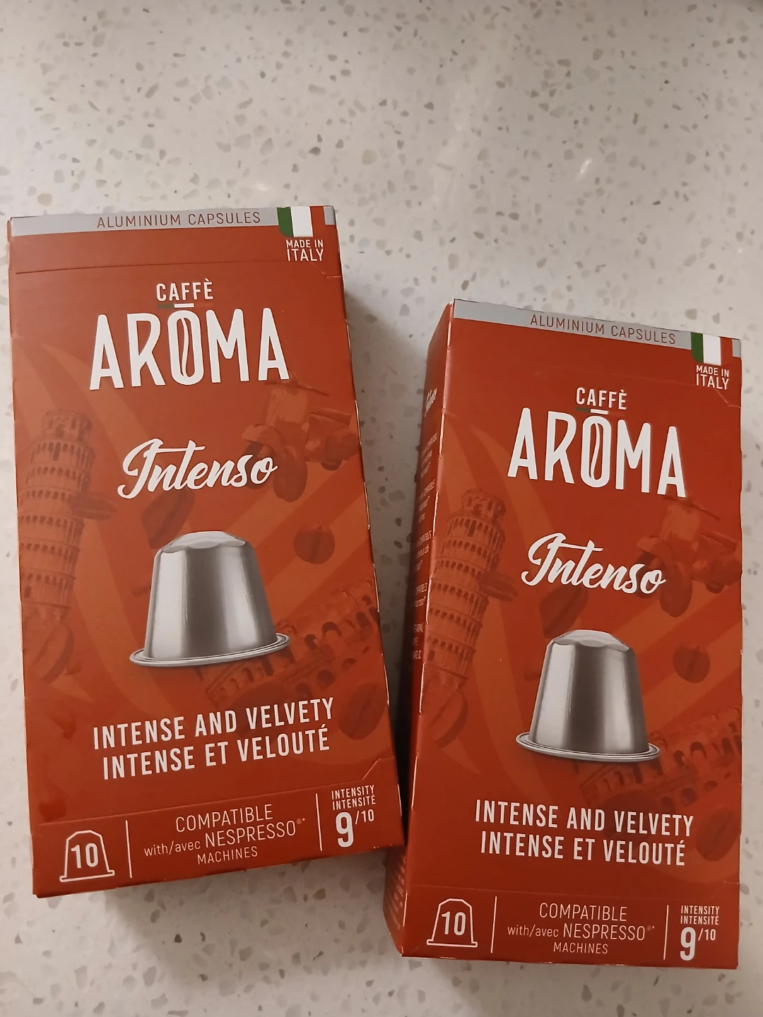 ⚽️Caffè Aroma Intenso Aluminium Capsules - 2 Boxes