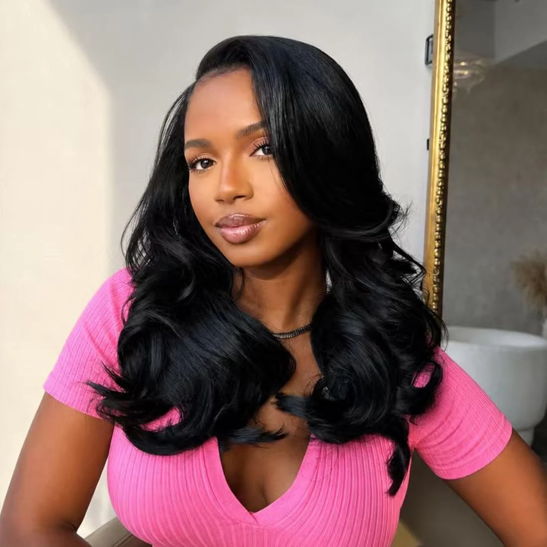 3In1 Body Wave Half Wig - 180% Density Human Hair