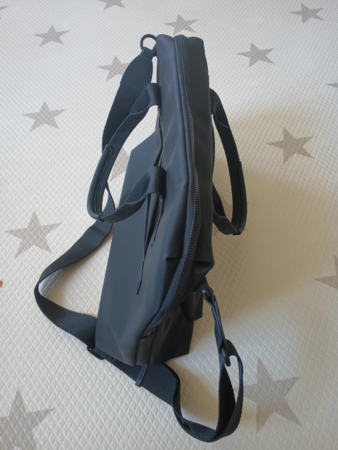 Black Duffle Bag with Shoulder Strap - photo 2