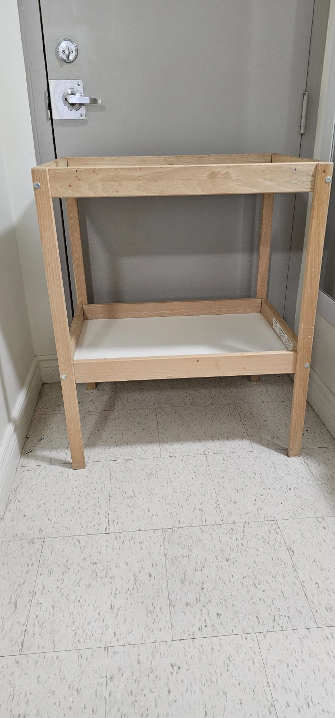 Wooden Changing Table