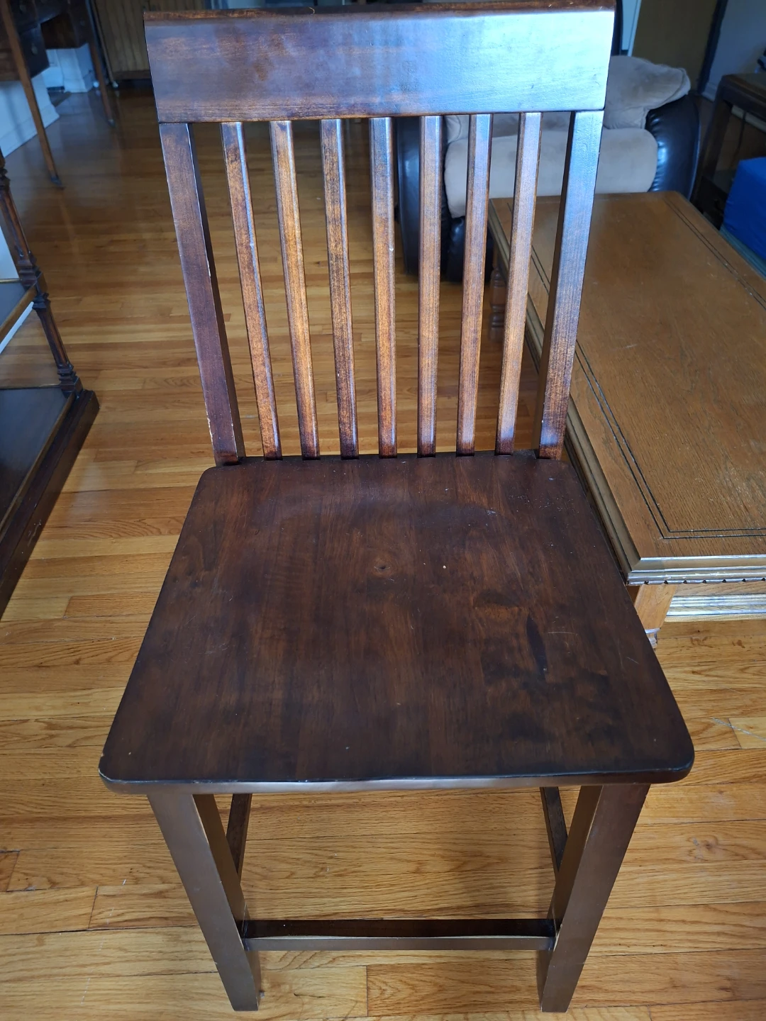 Round Drop Leaf Dining Table with Storage Drawer - photo 2